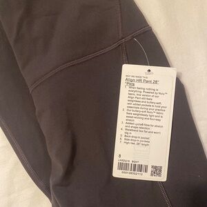 NWT ALIGN 28” WITH POCKETS IN BLACK GRANITE 💕 8